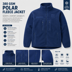 Polar Fleece Jacket (380 GSM)